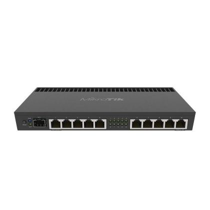 Router MikroTik RB4011iGS+RM, CPU 1.4GHz, 1GB, 10xGbit LAN, 1xSFP, intrare/ieșire PoE 1U