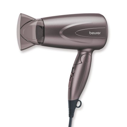 Hair dryer Beurer HC 17 Hair dryer, 1,300 W, ergonomic folding handle, 2 heat settings, 2 blower settings, slim professional nozzle, overheating protection