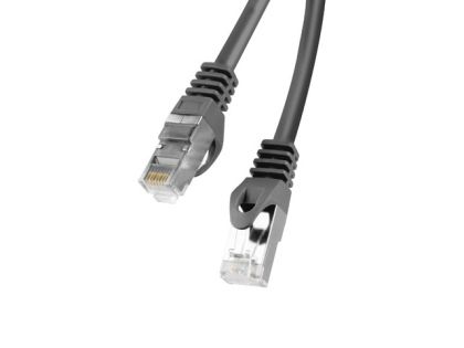 Cablu Lanberg patch cord CAT.6 FTP 0,5m, negru