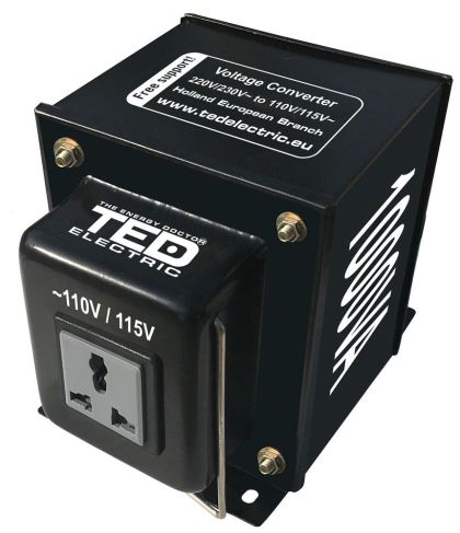 Convertor de tensiune TED ELECTRIC 220V / 110V Sus / Jos 1000VA TED003645