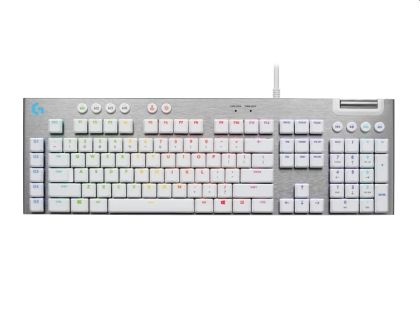 Tastatură mecanică pentru jocuri LOGITECH G815 LIGHTSPEED RGB – GL Tactile - ALB - (SUA) - INTNL