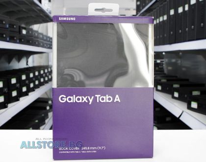 Husă de carte neagră pentru Samsung Galaxy Tab A, nou-nouță