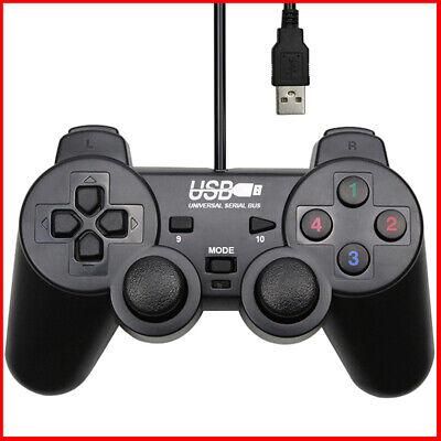Gamepad cu fir ESTILLO 703 Dual Vibration, USB, Negru