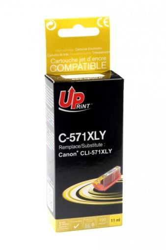 Ink cartridge UPRINT CLI 571XL-Y CANON, Yellow