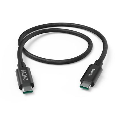 Hama „Full-featured” USB-C - cablu de încărcare USB-C, 240 W, USB 3.2 Gen1, 5 Gbit/s, 1,5 m