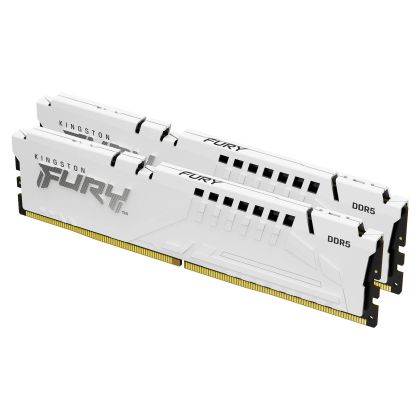 Memorie Kingston FURY Beast White 32GB(2x16GB) DDR5 6000MHz CL36 AMD EXPO, KF560C36BWEK2-32