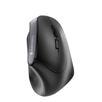 Mouse fără fir ergonomic CHERRY MW 4500, Negru