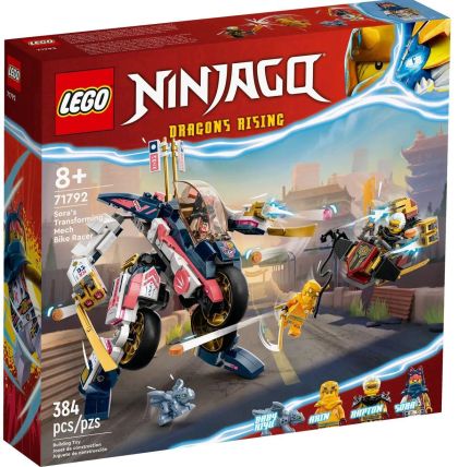 LEGO Ninjago - Pilotul de curse de biciclete mecanic transformat al lui Sora - 71792