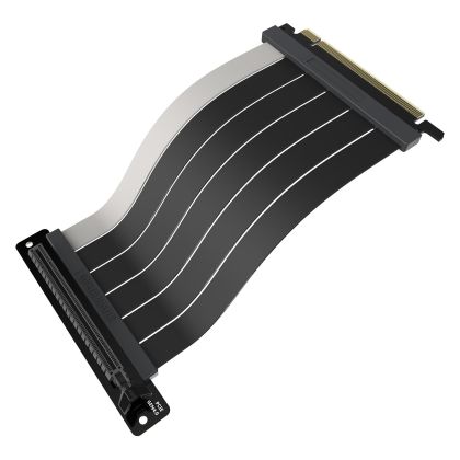 Cablu de montare vertical pentru placa video Cooler Master, MasterAccessory Riser Cable PCIe 4.0 x16, 200mm, V2, Negru