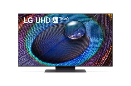 TV LG 50UR91003LA, 50" 4K UltraHD TV 4K (3840 x 2160), DVB-T2/C/S2, webOS 23 Smart TV, ThinQ AI, a5 AI 4K Gen6, WiFi, HDR10 pro, HLG, ALLM/HGiG, 4K Upscaling , AI Sound, Voice Control, HDMI eARC, CI, LAN, USB, BT, Crescent Stand, Black