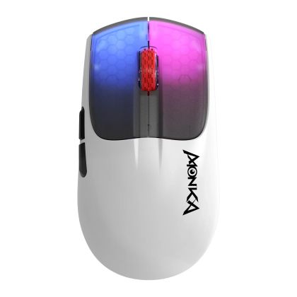 Mouse pentru jocuri fără fir Marvo Monka Vero G966W - 10000 dpi, Bluetooth, 2.4G