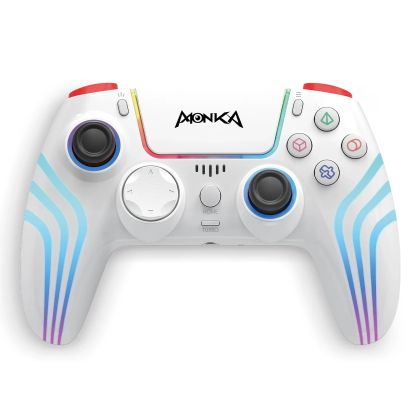 Gamepad Marvo Gamepad Monka Contra GT-96 - PS4, RGB, Wireless, Vibration