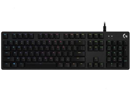 Tastatură mecanică pentru jocuri LOGITECH G512 Carbon RGB, GX Blue - CARBON - US INT'L - USB - INTNL - G512 CLICKY