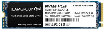 TEAM SSD MP33 512G M2 PCI-E
