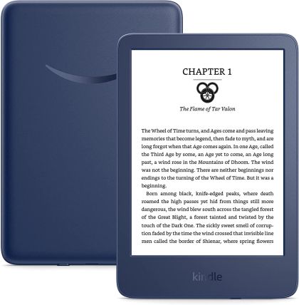 Cititor de cărți electronice Kindle Touch 6", 16 GB, 2022, a 11-a generație, Denim