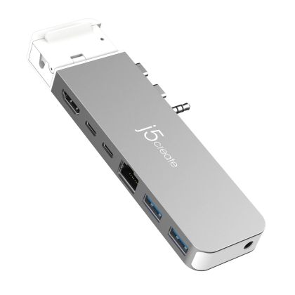 j5create JCD395, hub 4K60 Pro USB4, kit MagSafe, pentru MacBook Pro 2021/2022