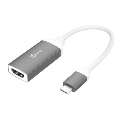 Adaptor j5create JCA153G, USB-C la 4K HDMI, gri