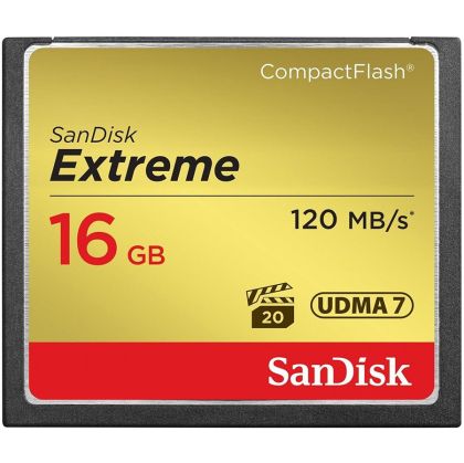 SanDisk Extreme CF 120MB/s, 85MB/s scriere, UDMA7, 64GB, EAN: 619659123710