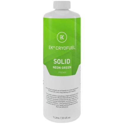 EK-CryoFuel Solid Neon Green (Premix 1000mL), amestec de lichid de răcire