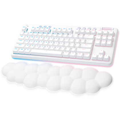 Tastatură pentru jocuri fără fir LOGITECH G715 TKL LIGHTSPEED RGB - OFF WHITE - SUA INT'L - TACTILĂ