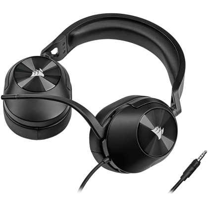 Corsair HS55 Stereo Headset, Carbon, EAN: 0840006643623