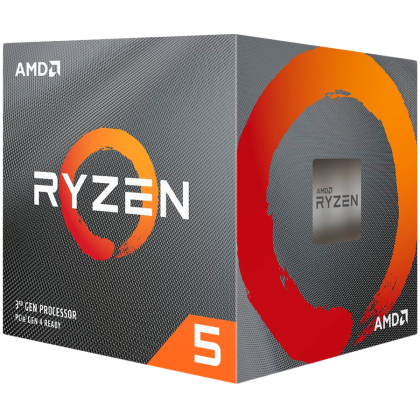 CPU AMD Desktop Ryzen 5 6C/12T 3600 (4,2 GHz, 36 MB, 65 W, AM4) cutie cu cooler Wraith Stealth