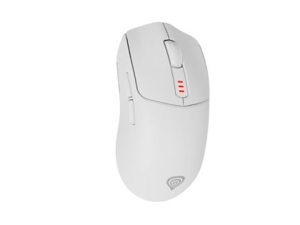 Mouse Genesis Mouse pentru jocuri fără fir Zircon 500 10000Dpi Alb