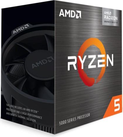 Procesor AMD Ryzen 5 5500GT, 6 nuclee, 3,6 GHz (până la 4,4 GHz), 65 W, AM4