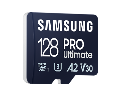 Card de memorie Samsung PRO Ultimate, microSDXC, UHS-I, 128GB, Adaptor