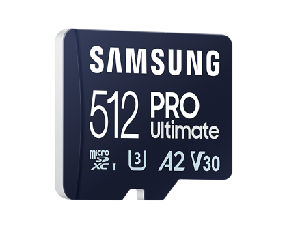 Card de memorie Samsung PRO Ultimate, microSDXC, UHS-I, 512GB, Adaptor
