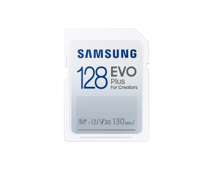 Card de memorie Samsung EVO Plus, Card SD, 128GB, Alb