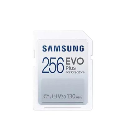 Card de memorie Samsung EVO Plus, Card SD, 256GB, Alb