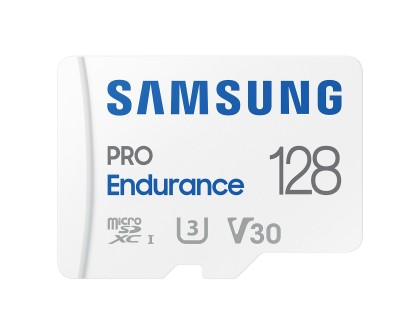 Card de memorie Samsung PRO Endurance, microSDXC, UHS-I, 128 GB, Adaptor