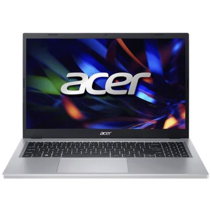 Laptop Acer Extensa EX215-33-34RK, Intel Core i3-N305 (până la 3,8 GHz, 6MB), 15,6" FHD (1920x1080), 8GB LPDDR5, SSD 512GB NVMe, Intel UMA, cameră 802.11ac+ax, HD, Win 11 Pro EDU, 2 ani garanție, argint