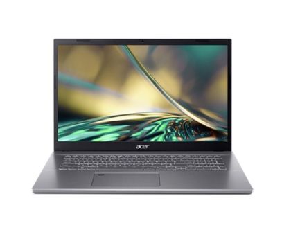 Laptop Acer Aspire 5, A517-53-57ZF, Intel Core i5-12450H (până la 4,40 GHz, 12 MB), 17,3 inchi FHD (1920x1080) IPS SlimBezel AG, 16 GB DDR4 (2x8 GB), 512 GB SVMe, HD PCIe, Intel UMAMe Cameră, 802.11ax, BT 5.1, Kbd cu iluminare din spate, fără sistem de op