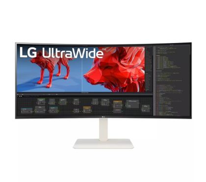 Monitor LG 38WR85QC-W, 37,5 inchi UltraWide AG, panou IPS curbat 21:9, 1 ms (GtG), 1000:1, 450 cd/m2, WQHD+ (3840x1600), HDR600, DCI-P3 98%, NVIDIAnc, AMD Free G-SYNC, 144Hz, USB Type-C, RJ45, Difuzoare 7Wx2, HDMI, DisplayPort, KVM, PBP, PIP, Tilt, Negru