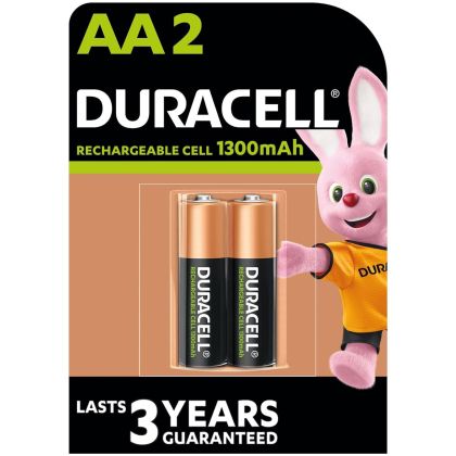 Baterie reîncărcabilă DURACELL R6 AA, 1300mAh NiMH, 1.2V, 4 buc. într-un pachet