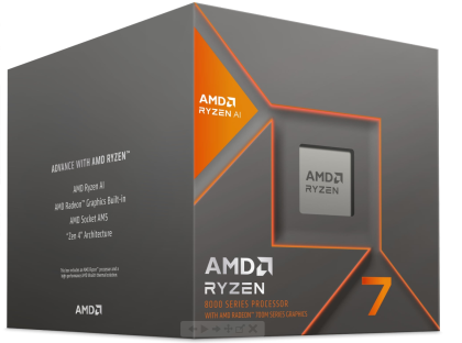 Procesor AMD RYZEN 7 8700G, 8 nuclee 4,2 GHz (până la 5,1 GHz) 24 MB Cache, 65 W, AM5, BOX