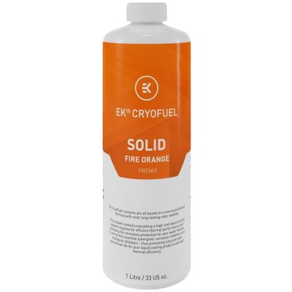 EK-CryoFuel Solid Fire Orange (Premix 1000mL), amestec de lichid de răcire