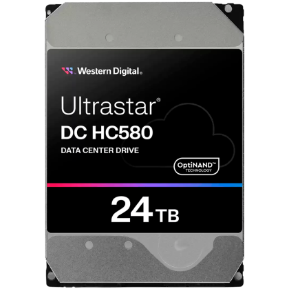 Server HDD WD/HGST ULTRASTAR DC HC580 (3,5 inchi, 24TB, 512MB, 7200 RPM, SATA 6Gb/s, 512E SE NP3), SKU: 0F62796