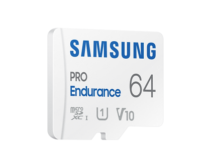 Card de memorie Samsung PRO Endurance, microSDHC, UHS-I, 64GB, Adaptor