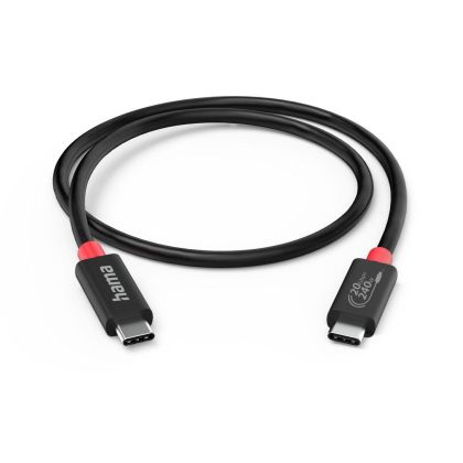 Cablu HAMA USB-C, E-Marker, USB4 Gen2, 20 Gbit/s, 5 A, 240 W, 2,00 m