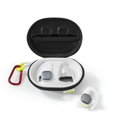 Căști Bluetooth Hama „Spirit Athletics” Bluetooth®, True Wireless, cârlig pentru ureche, alb/galben