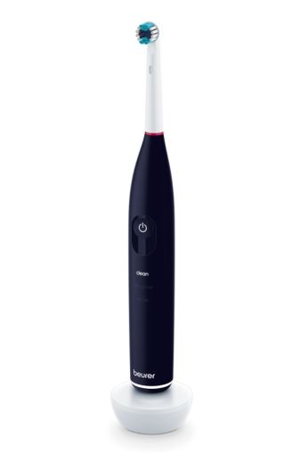 Electric toothbrush Beurer TB 50 Electric toothbrush; Integr. pressure sensor; 3 cleaning programs; 45 days Battery life; 2-minute timer; Oscillating, pulsating, brushing technology; Incl. charger, USB cable with adapter, storage box & CBH; black