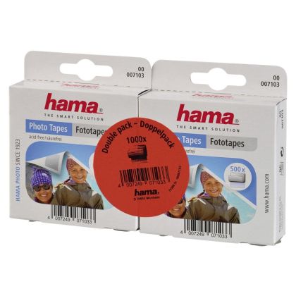 Hama Photo Tape Dispenser, 2x500 tapes, double pack