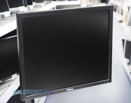 Dell E190S, 19" 1280x1024 SXGA 5:4, negru, grad A incomplet