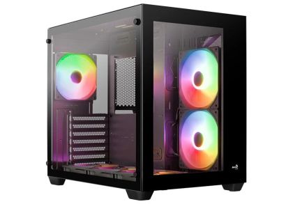 Cutie AeroCool Case ATX - Dryft-G-BK-v2 - aRGB