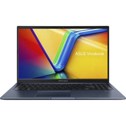 Laptop Asus Vivobook M1502YA-BQ018, AMD Ryzen R7-7730U, 15,6 inchi FHD (1920X1080) 16:9, 16 GB DDR4 (8 GB pe BD), SSD 1 TB, tastatură iluminată din spate, fără sistem de operare, albastru silentios
