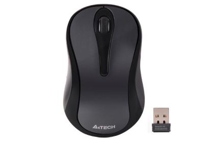 Mouse fără fir A4Tech G3-280N-1, V-Track PADLESS, gri, USB
