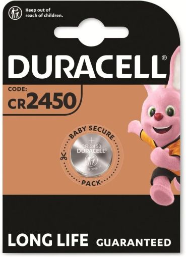 Baterie buton litiu DURACELL CR2450, 3V, 1 buc. in blister, pret pentru 1 buc.